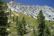 Mount Baldy from the South ridge)